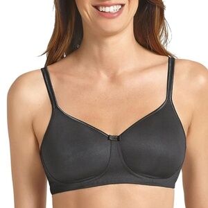 ANITA Tonya Padded Wire Free Mastectomy bra black 32 D